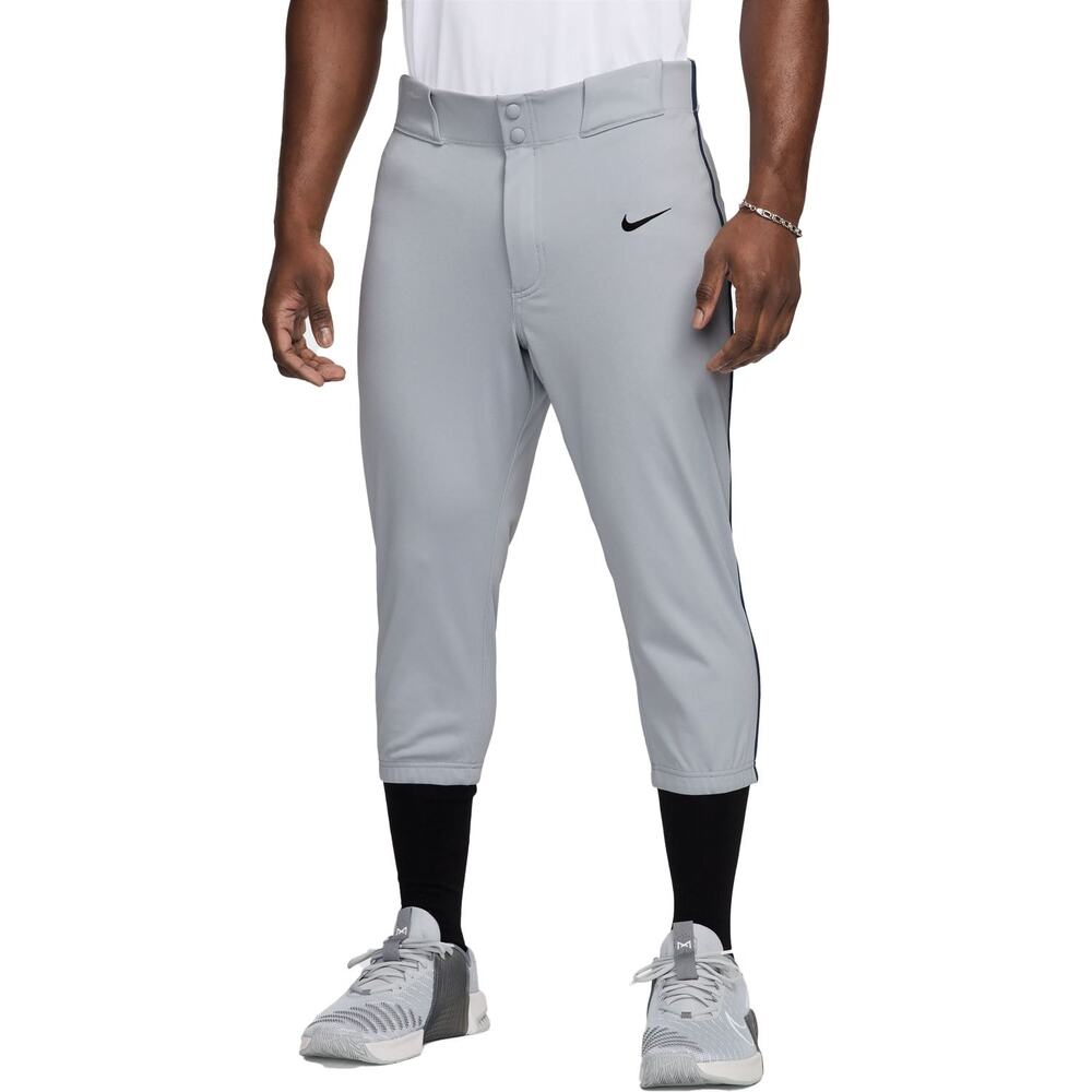 NWT Nike Vapor Select Piped High Grey Blue Baseball Pants Mens Sz S (BQ6437-052)